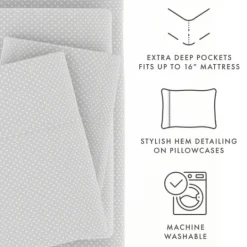 Kirkland's Home Tiny Hearts 3-Pc. Twin Sheet Set- Bed Sheets