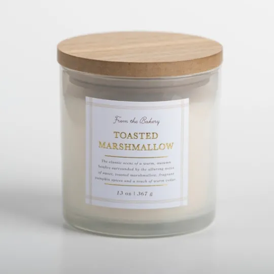 Kirkland's Home Toasted Marshmallow Triple Wick Jar Candle- Candles