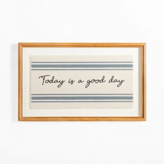 Kirkland's Home Today Is A Good Day Striped Wall Plaque- Wall Quotes & Signs