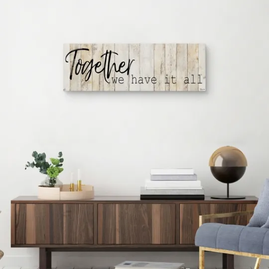 Kirkland's Home Together Canvas Art Print- Wall Quotes & Signs