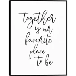 Kirkland's Home Together Is Our Favourite Canvas Art Print- Wall Quotes & Signs