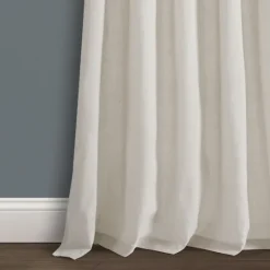 Kirkland's Home Top Knotted Burlap Curtain Panel Set, 95 In.- Curtains & Drapes