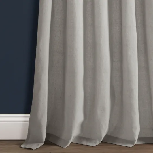 Kirkland's Home Top Knotted Burlap Curtain Panel Set, 84 In.- Curtains & Drapes