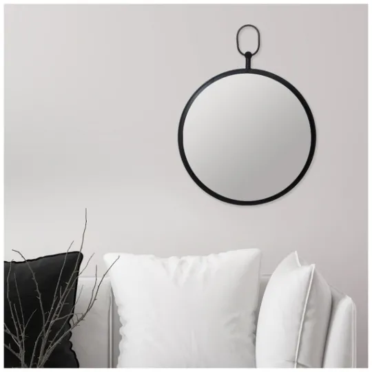 Kirkland's Home Top Loop Round Wall Mirror- Decorative Mirrors