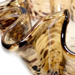 Kirkland's Home Tortoise Shell Murano Glass Bowl- Decorative Bowls & Jars