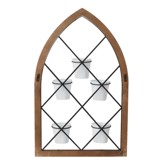 Kirkland's Home Traditional Arch Metal Wall Planter- Wall Storage