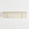 Kirkland's Home Traditional Whitewashed Wood Wall Shelf- Shelves
