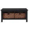 Kirkland's Home Traditional Wooden Basket Coffee Table- Coffee Tables