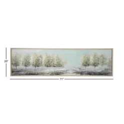 Kirkland's Home Tree Line Landscape Framed Canvas Art Print- Framed Art