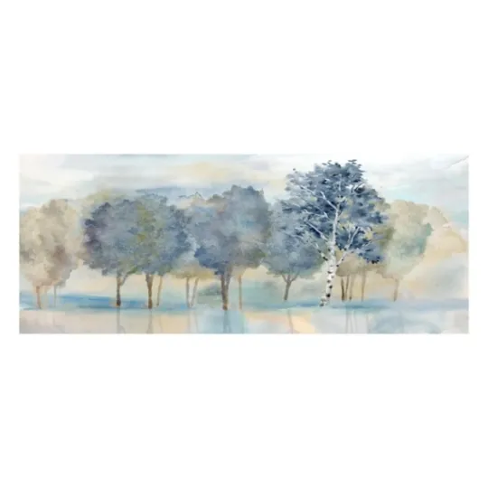 Kirkland's Home Tree Line Reflection Panel Giclee Canvas Art Print- Canvas Art