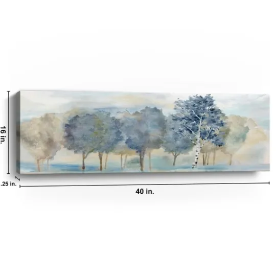 Kirkland's Home Tree Line Reflection Panel Giclee Canvas Art Print- Canvas Art