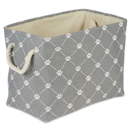 Kirkland's Home Trellis Paw Print Storage Basket, 14 In.- Baskets & Boxes
