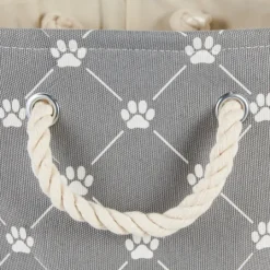 Kirkland's Home Trellis Paw Print Storage Basket, 14 In.- Baskets & Boxes
