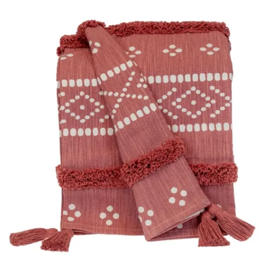 Kirkland's Home Tribal Tufted Stripe Throw- Blankets & Throws