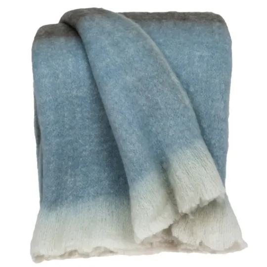 Kirkland's Home Tri-Color Wool Handloomed Throw- Blankets & Throws