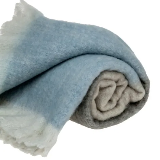 Kirkland's Home Tri-Color Wool Handloomed Throw- Blankets & Throws