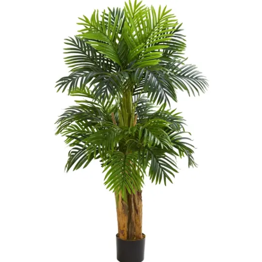 Kirkland's Home Triple Areca Palm Tree, 5 Ft.- Trees & Topiaries