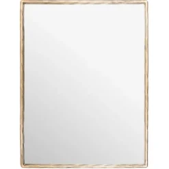 Kirkland's Home Trish Brass Forged Rectangle Wall Mirror- Framed Mirrors