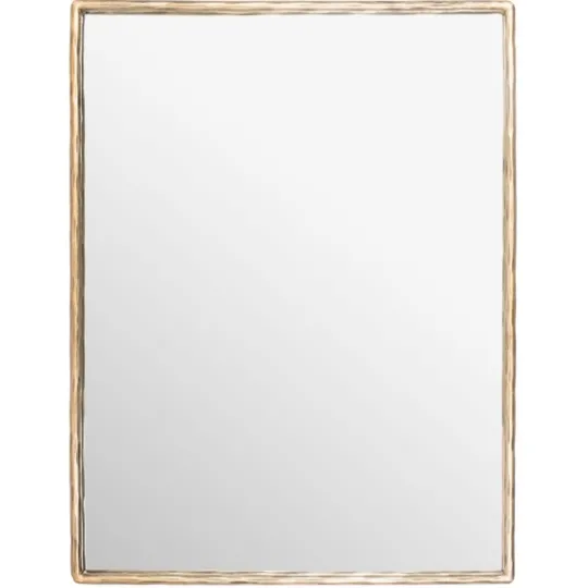 Kirkland's Home Trish Brass Forged Rectangle Wall Mirror- Framed Mirrors