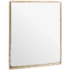 Kirkland's Home Trish Brass Forged Rectangle Wall Mirror- Framed Mirrors