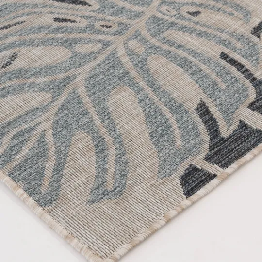 Kirkland's Home Tropical Leaf Indoor/Outdoor Area Rug, 5X7- Outdoor Rugs