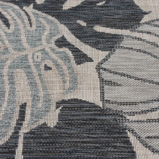 Kirkland's Home Tropical Leaf Indoor/Outdoor Area Rug, 5X7- Outdoor Rugs