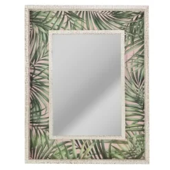 Kirkland's Home Tropical Leaf Print Mirror- Decorative Mirrors