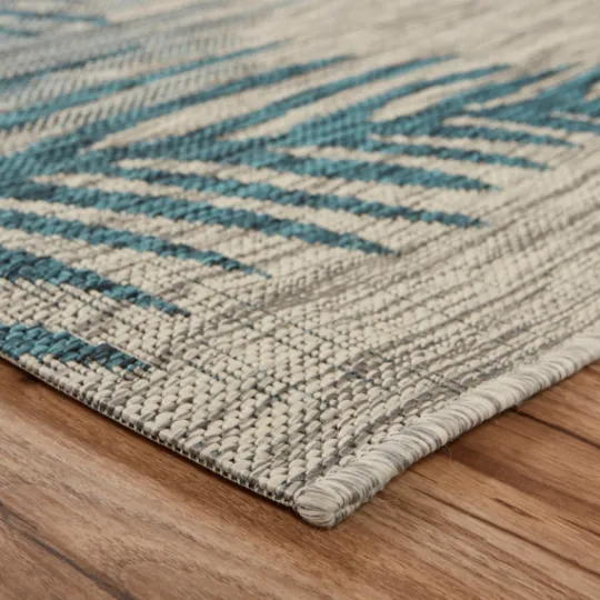 Kirkland's Home Tropical Palms Captiva Outdoor Area Rug, 5X7- Outdoor Rugs