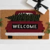 Kirkland's Home Truck Welcome Doormat- Doormats