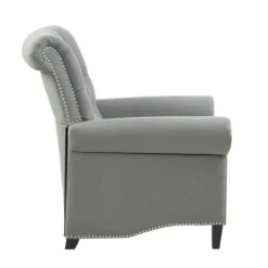 Kirkland's Home Tufted Back Nailhead Trim Recliner Armchair- Accent Chairs