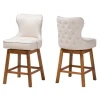 Kirkland's Home Tufted Back Swivel Counter Stools, Set Of 2- Bar Stools & Counter Height Stools