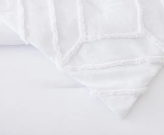 Kirkland's Home Tufted Chenille 3-Pc. King Duvet Set- Duvets