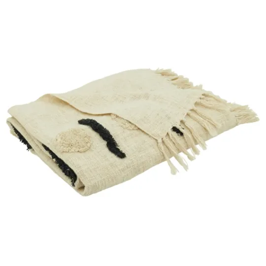 Kirkland's Home Tufted Dots And Dashes Throw- Blankets & Throws