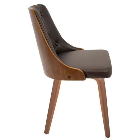 Kirkland's Home Tufted Faux Leather Dining Chairs, Set Of 2- Dining Chairs