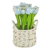 Kirkland's Home Tulip Arrangement In Basket- Arrangements & Greenery