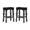 Kirkland's Home Turned Legs Island Stools, Set Of 2- Bar Stools & Counter Height Stools