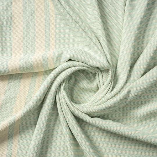 Kirkland's Home Turquoise And White Stripes Cotton Throw- Blankets & Throws
