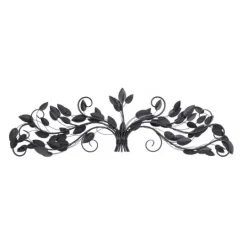 Kirkland's Home Turquoise Bronze Distressed Iron Vine Wall Plaque- Wall Plaques