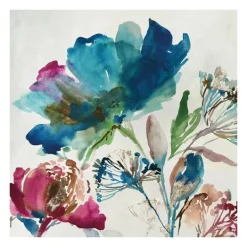 Kirkland's Home Turquoise On Watercolor Giclee Canvas Art Print- Canvas Art