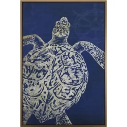 Kirkland's Home Turtle Sea Creature Framed Art Print- Framed Art