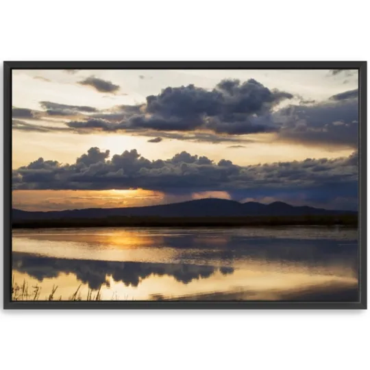 Kirkland's Home Twilight Symphony Framed Giclee Canvas Art Print- Framed Art