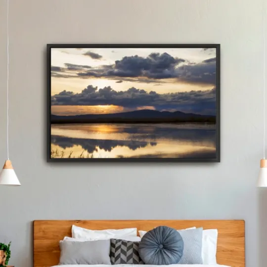 Kirkland's Home Twilight Symphony Framed Giclee Canvas Art Print- Framed Art