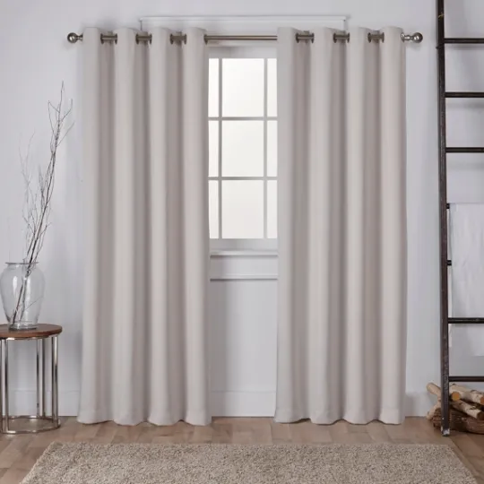 Kirkland's Home Twill Blackout Curtain Panel Set, 84 In.- Curtains & Drapes