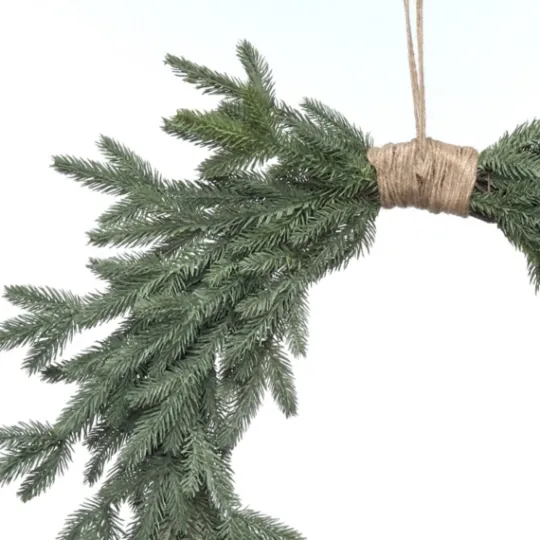 Kirkland's Home Twine Bound Fir Branch Wreath- Wreaths