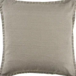 Kirkland's Home Twine Embroidered Edge Pillow, 24 In.- Pillows
