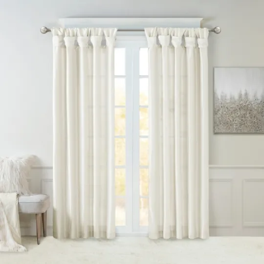 Kirkland's Home Twist Top Curtain Panel, 95 In.- Curtains & Drapes