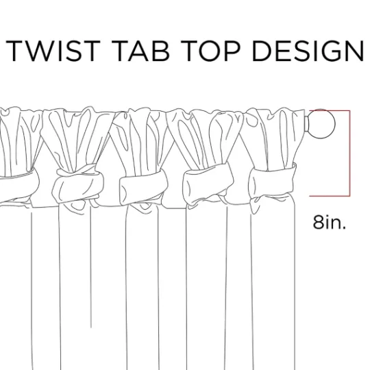 Kirkland's Home Twist Top Curtain Panel, 95 In.- Curtains & Drapes