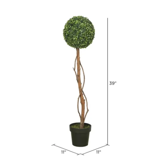 Kirkland's Home Twisted Trunk Boxwood Ball Topiary- Trees & Topiaries
