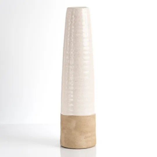 Kirkland's Home Two Tone Stoneware Vase, 15 In.- Vases