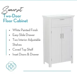 Kirkland's Home Two-Door Top Shelf Cabinet- Cabinets & Sideboards
